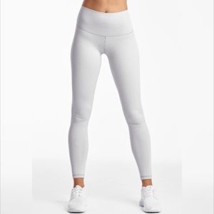 DYI White Herringbone leggings ~ NWOT